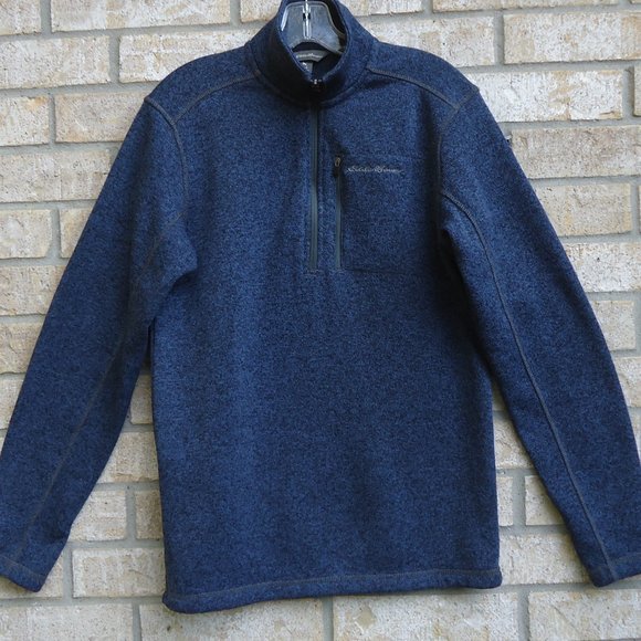 SIZE S. Eddie Bauer Fleece Quarter Zip Pullover. - Picture 1 of 16